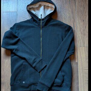 STORMTECH Black Hoodie Jacket with Sherpa Fleece sz L